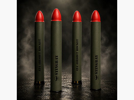 Stingray AT4 Raketen mit Standard-Geschoss (4er Pack)