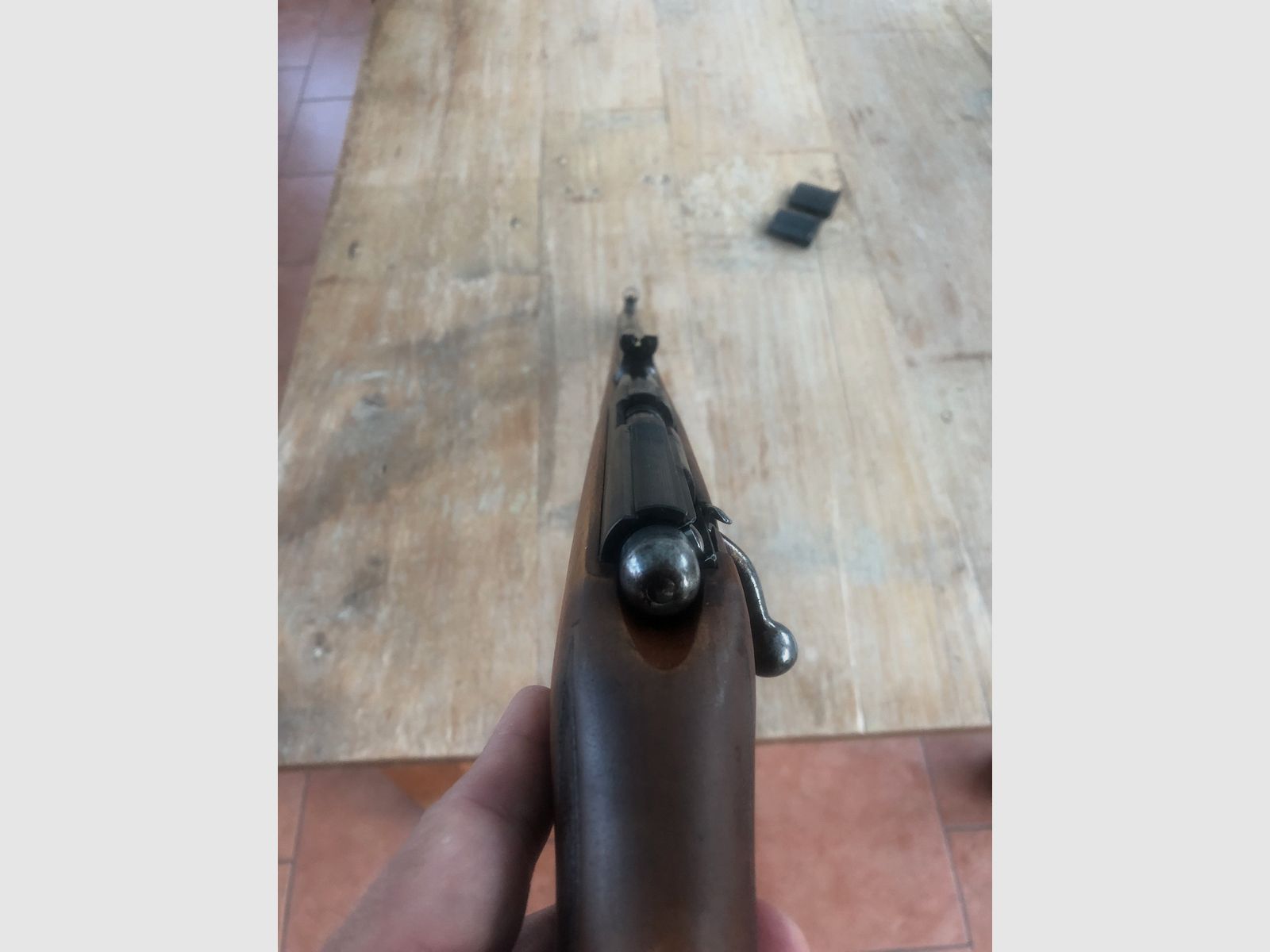 Wunderschöner Anschütz Stutzen im Kaliber .22 WinMag 