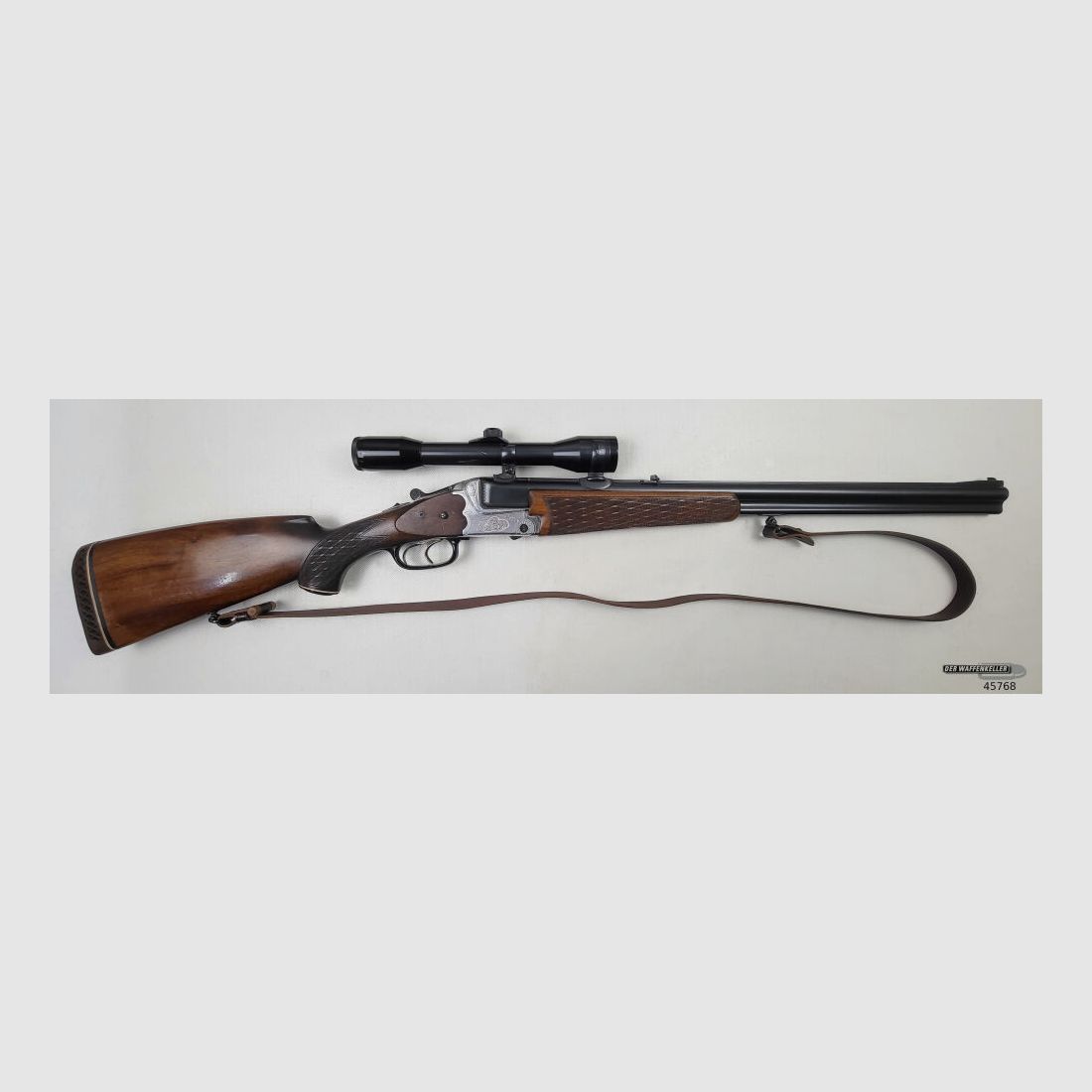 Heym double-barreled rifle