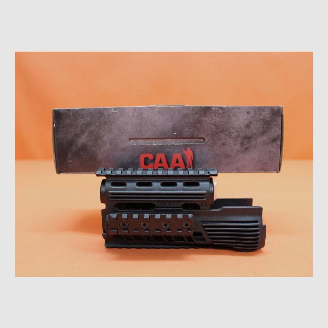 CAA Tactical Kalashnikov AKM: 4-Rail-System/-Handschutz CAA (RS47SET) Polymer schwarz. Geeignet für Systeme Typ Kalashnikov AKM/ AK47/ AK74