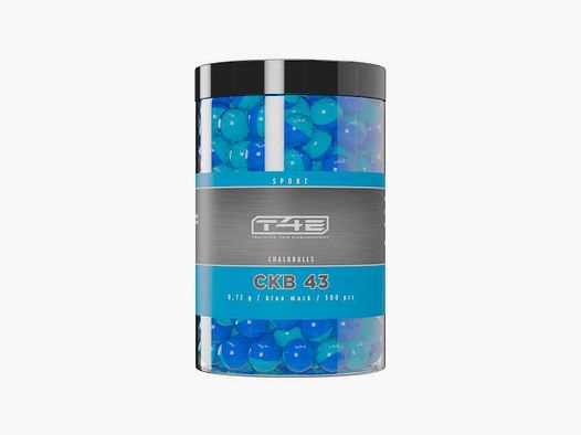 BLUE CHALK BALLS CAL 43 - 500 T4E