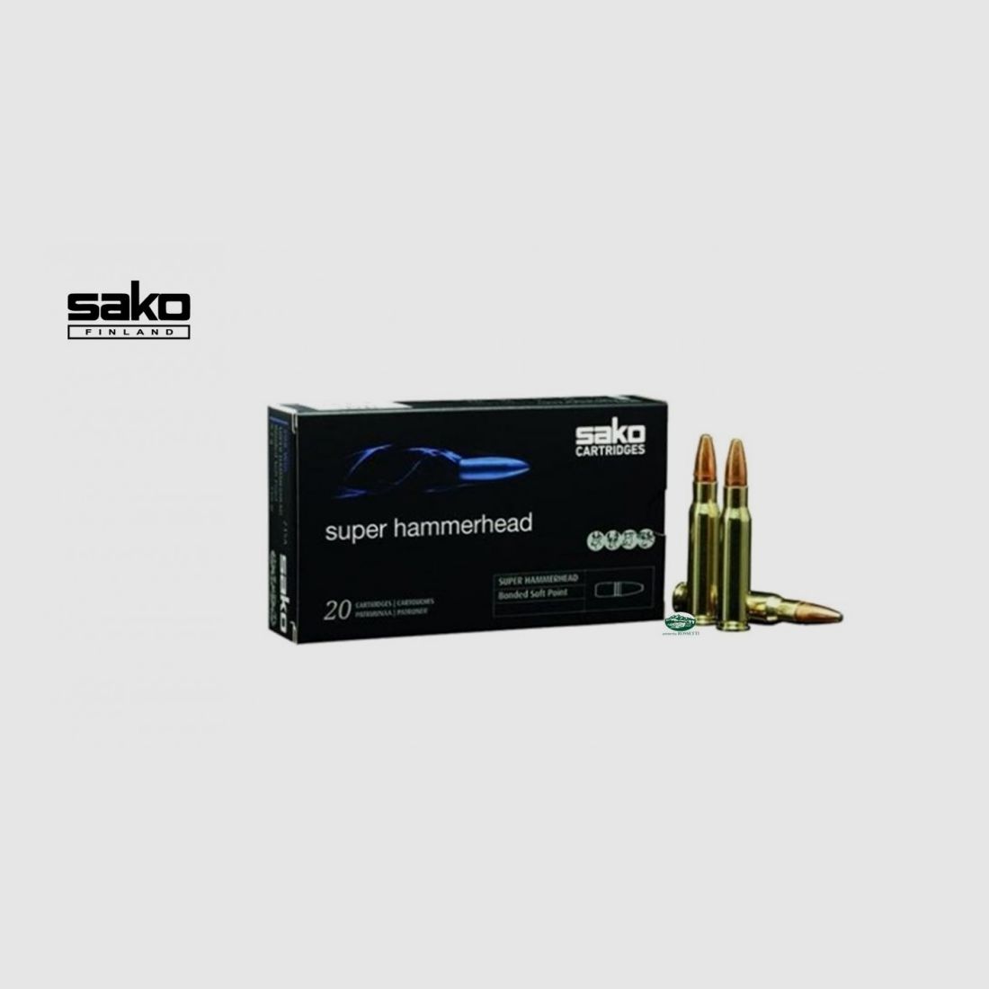 SAKO Munition Kal. 6,5 Creedmoor 140 gr. SUPER HAMMERHEAD 436h