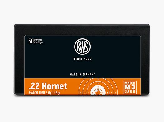 RWS Match Jagd .22 Hornet 3g