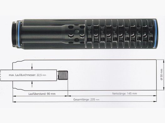 SOB 1 7.62mm (.30) - M15x1, OV