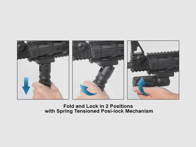UTG Griff UTG 4,7″ Low Profile Combat Faltbar QD, Bild 4 von 4