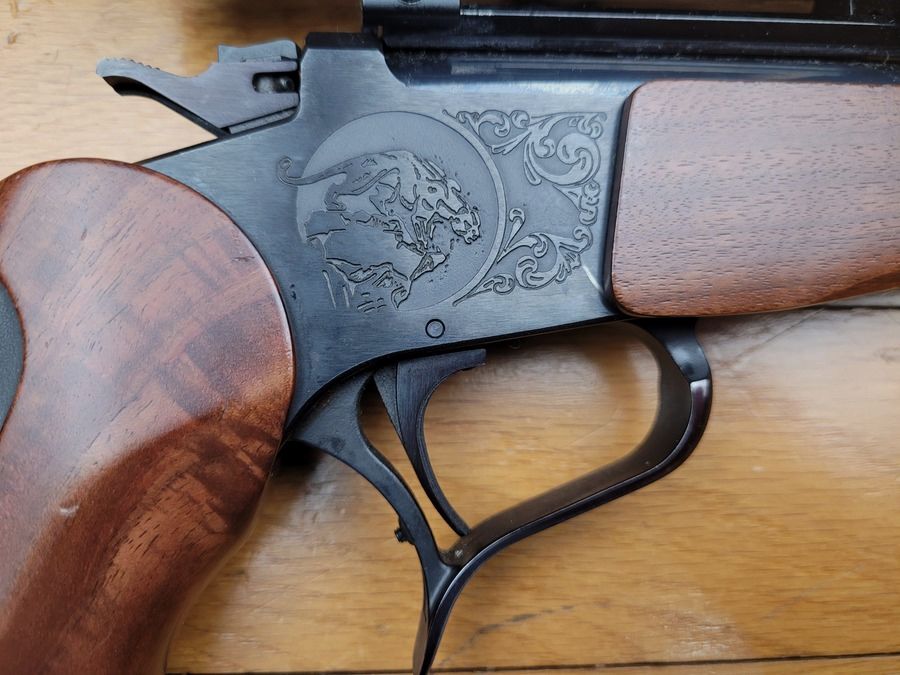 Thompson Contender Pistol – 22LR – verwisselbare loop! – Aanpasbaar – Roodpuntvizier – Staat nieuw!, afbeelding 9 van 19