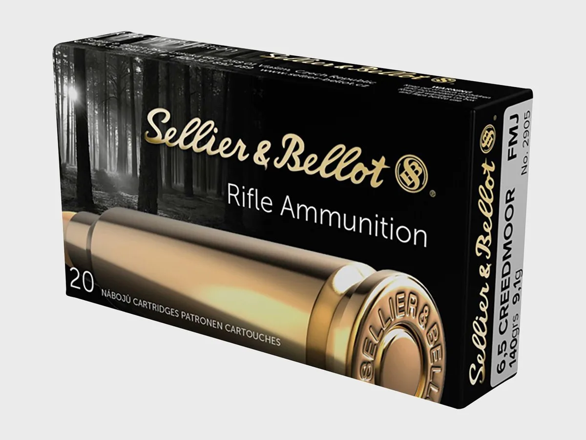 Munition Sellier & Bellot 6.5 Creedmoor FMJ 140grs. / 20 Stk.