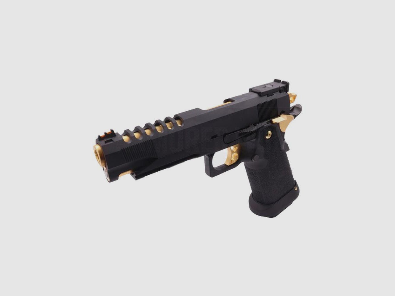 Hi-Capa 5.1 AW CUSTOM Replik - Full Gaz GBB - Schwarz und Gold Finish - Leistung und Realismus, Bild 1 von 5