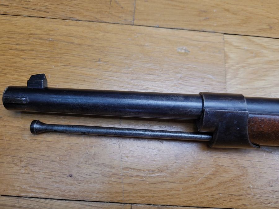 Sehr schönes Infanteriegewehr Gras – Modell 1866-74 M80 – Umgebautes Gras in Saint Etienne im Juli 1883 – Vollständig monomatrikuliert einschließlich der Reinigungsstange – Originalkaliber 11mm Gras – Wunderschöner Spiegel-Lauf – Ausgezeichneter Zustand, Bild 19 von 30