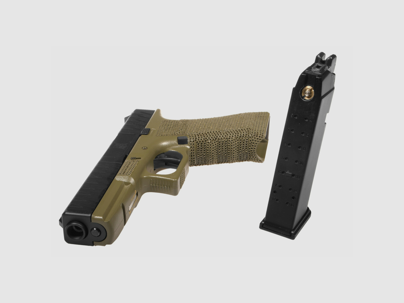 P05 GBB Airsoft Pistole in Oliv | Delta Armory
