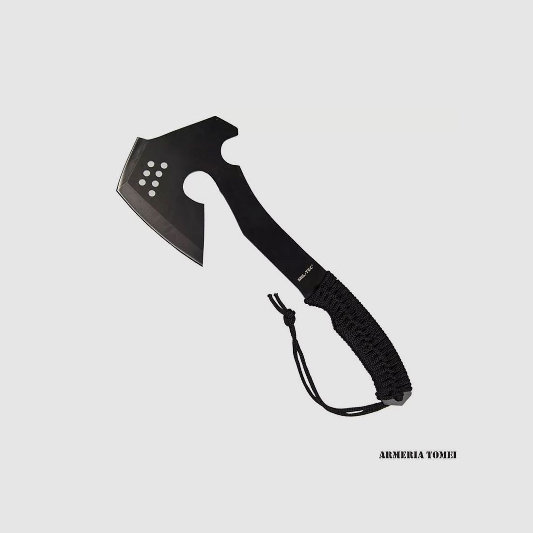 MIL-TEC – BUSHCRAFT HAKKERS IN PARACORD MET HOLSTER, afbeelding 1 van 2