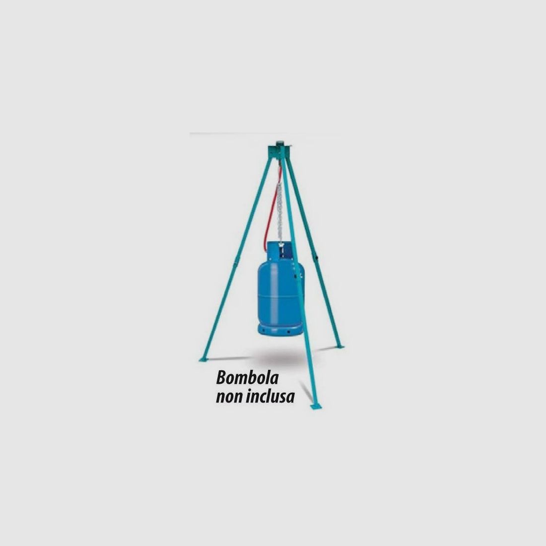Tripod for cannon to scare away ungulates and birds, image 1 of 2