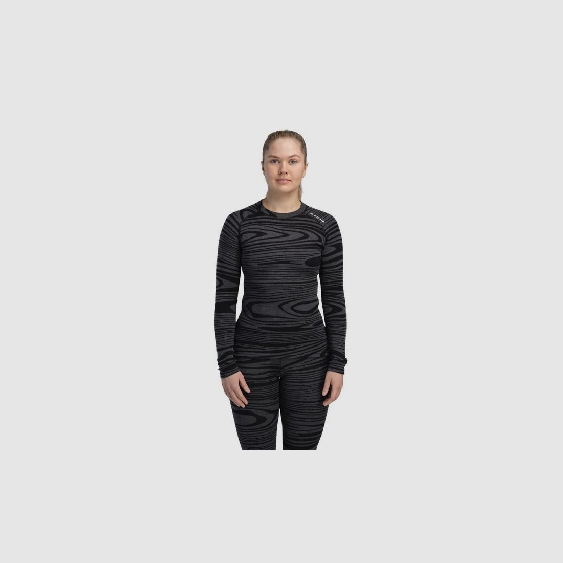 Aclima WarmWool Crewneck W Black Motion, image 5 of 7