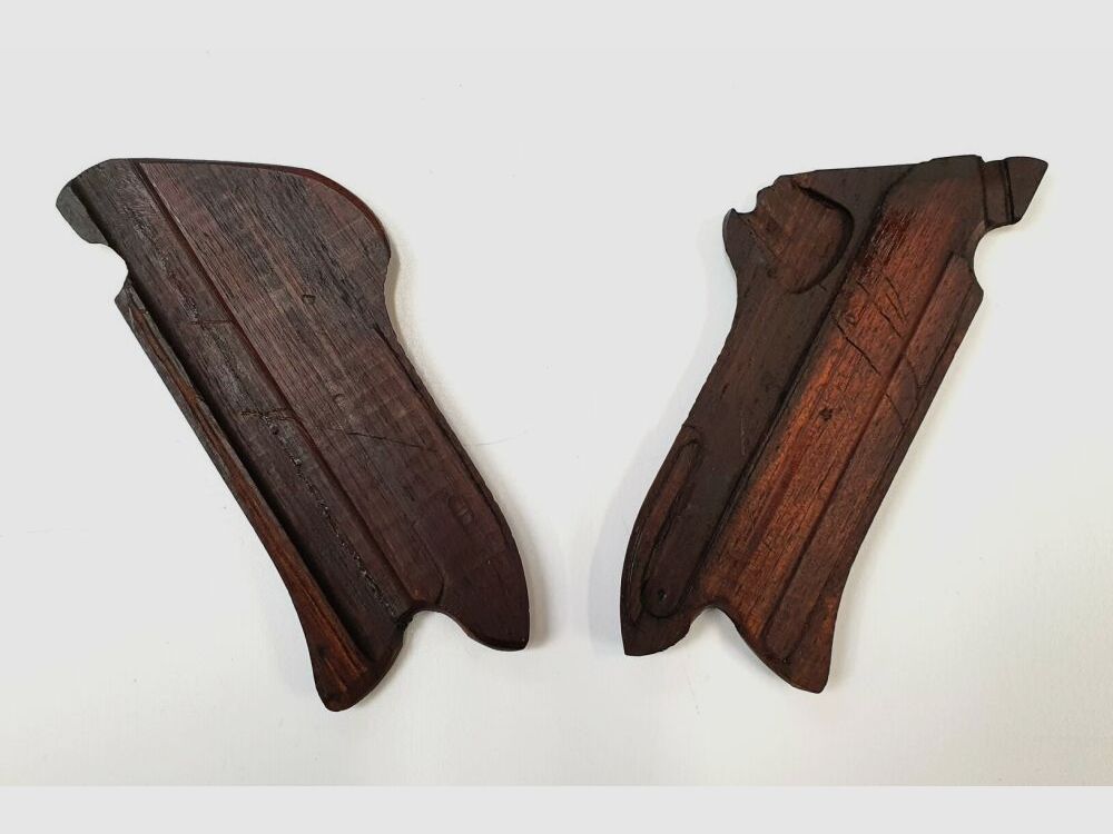 Mauser Griffschalen Luger 08, P08 Holz Links und Rechts