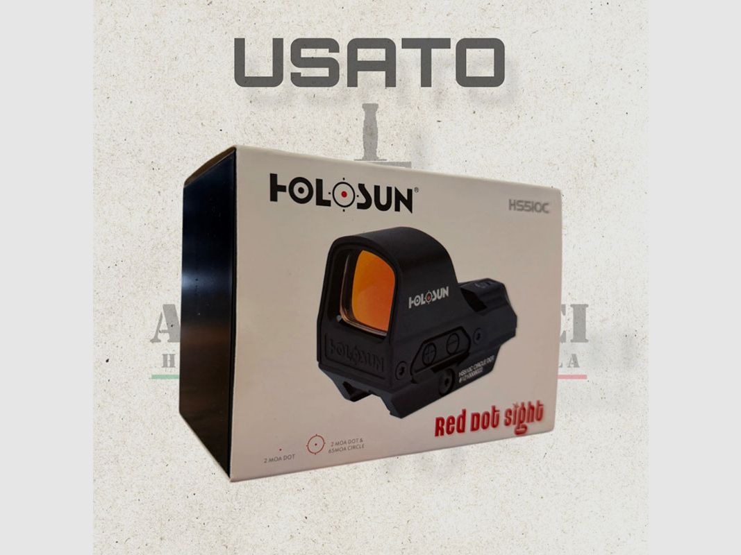 USED – RED DOT – HOLOSUN – HS510C 2MOA, image 7 of 7