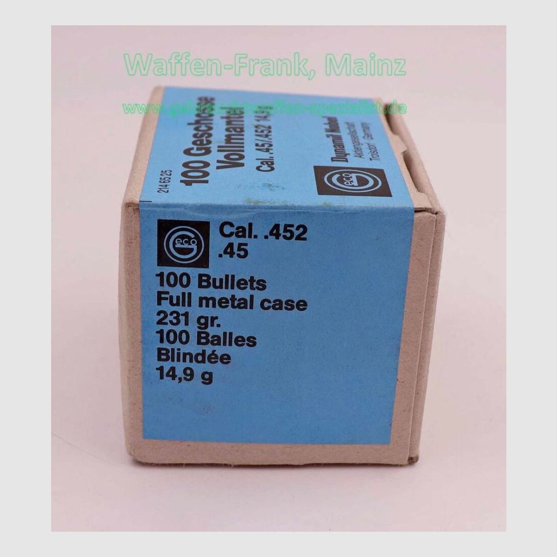 Geco - Fürth FFW Bullets .45 (.452)