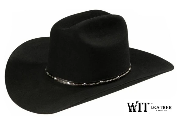 Wool cowboy hat Cowboy Hat black 16/12 WitLeather