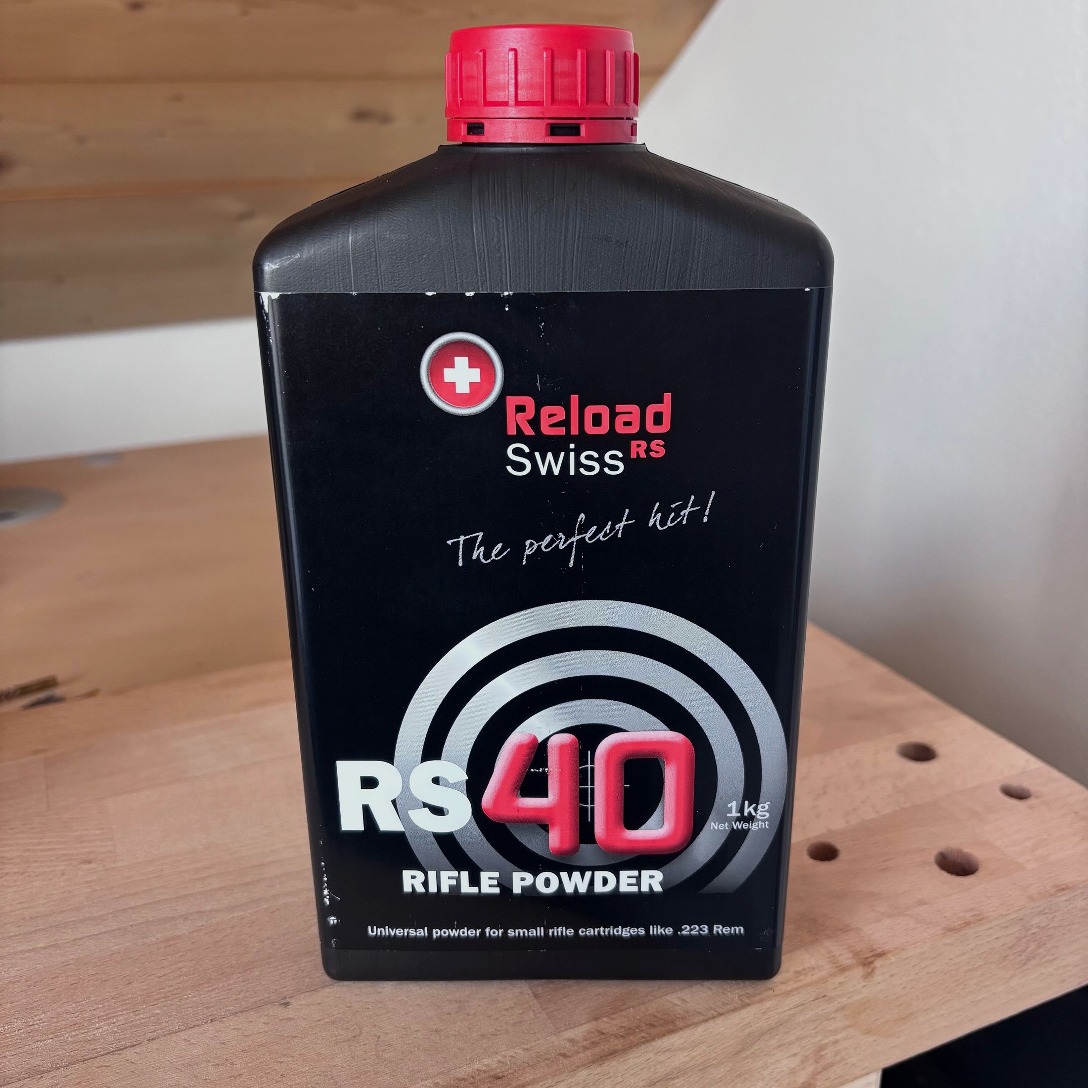 Reload Swiss RS 40 Nitrocellulose powder 1 kg