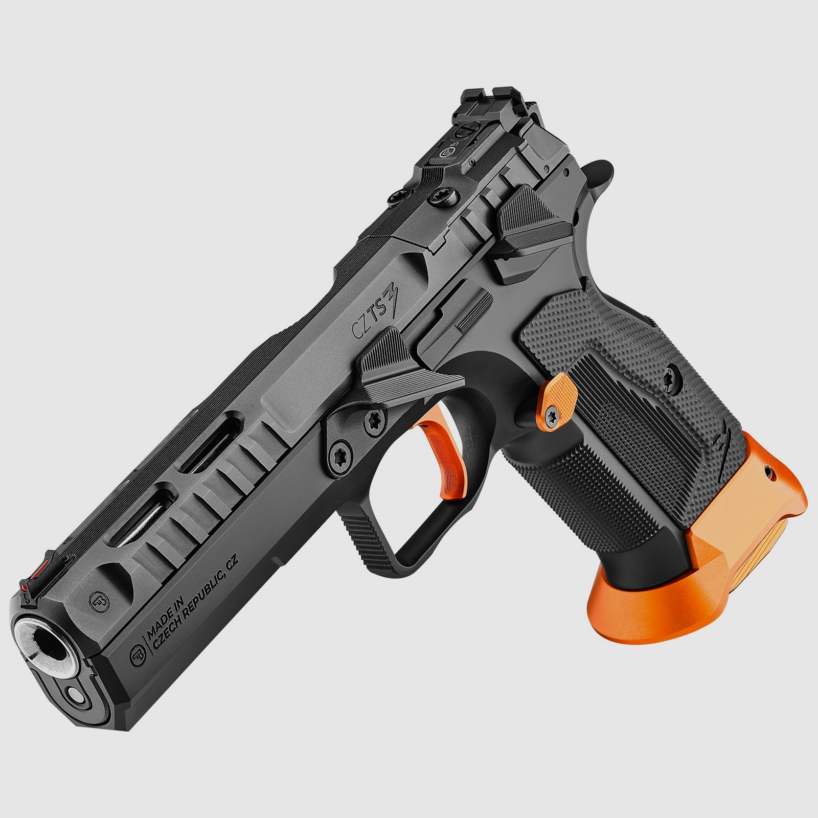 CZ TS 3 Orange OR (Optical Ready) Pistol 9mm Luger, image 1 of 12