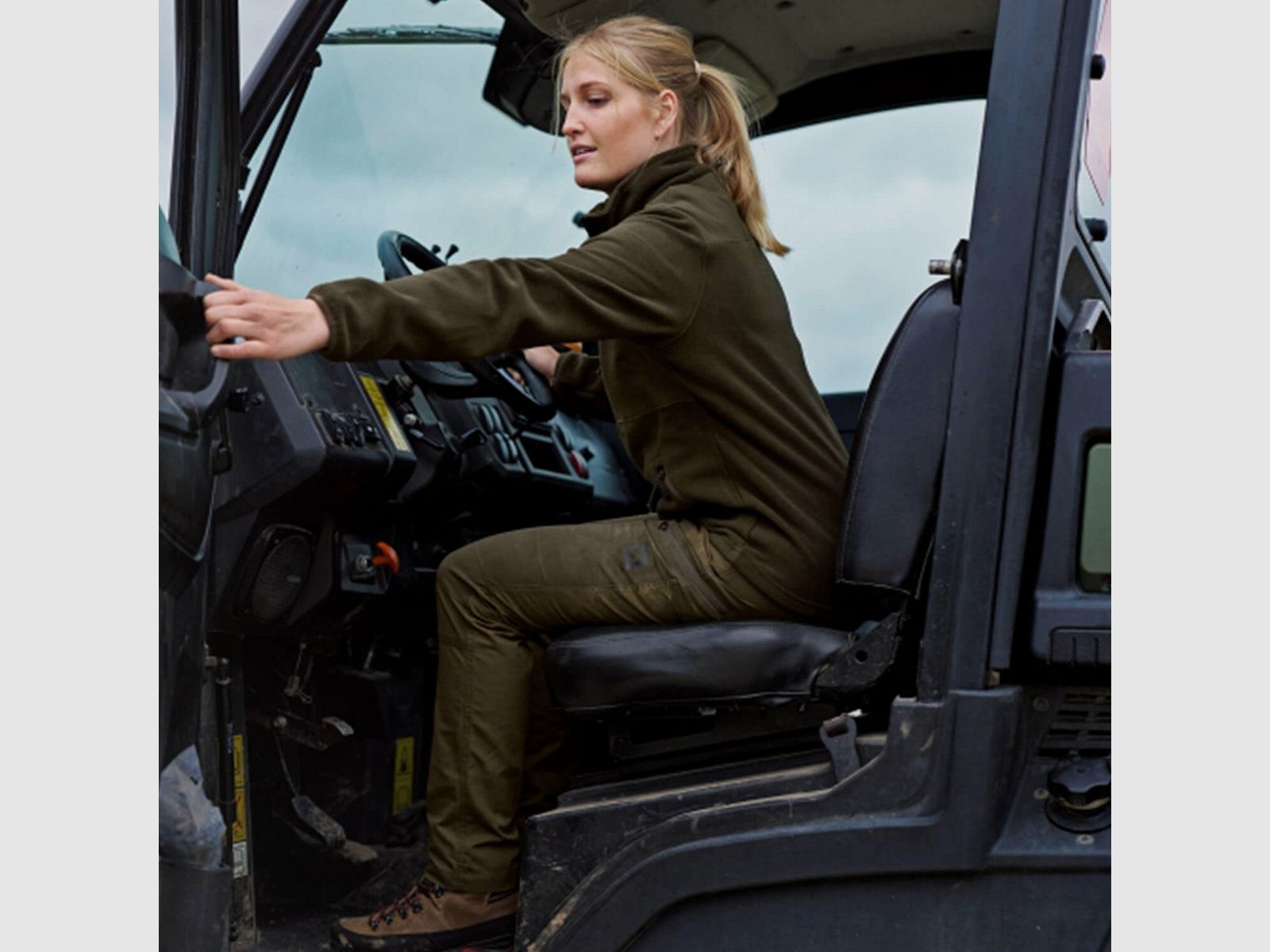 Härkila Fjell damesbroek (Dark Olive/Willow Green), afbeelding 3 van 4