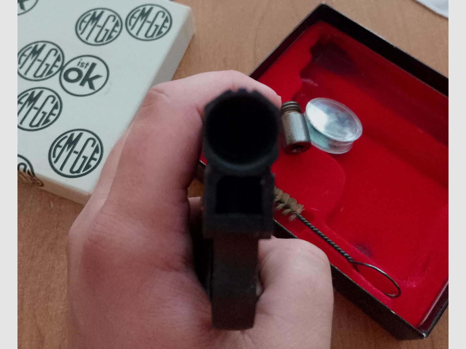 EM-GE Mod. 63 cal. 6 mm Flobert/ PTB 6 in original packaging!