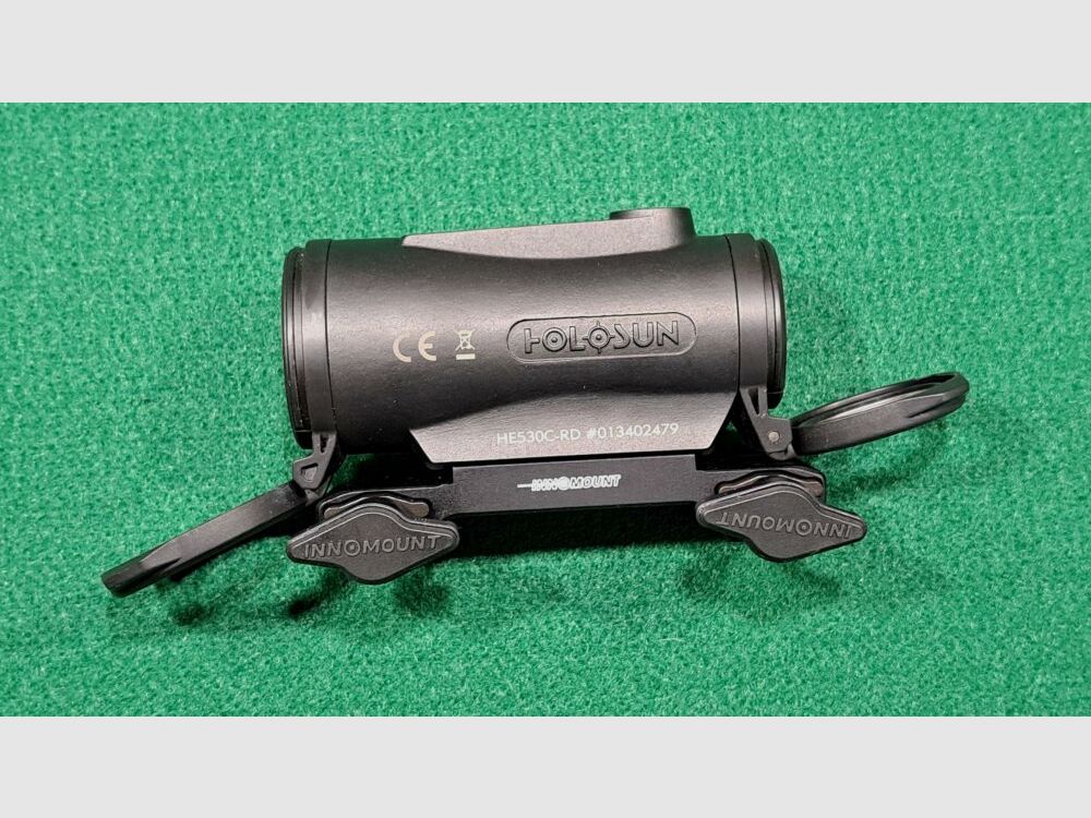 HOLOSUN Rotpunktvisier Elite HE530G-RD inkl. Innomount Zero Schnellspannmontage für Blaser Waffen