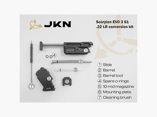KIT DE CONVERSION JKN POUR CZ SCORPION EVO3 S1 22LR