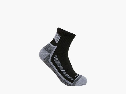 Carhartt Force Midweight Quarter Socks 3-Pack Men's Black L