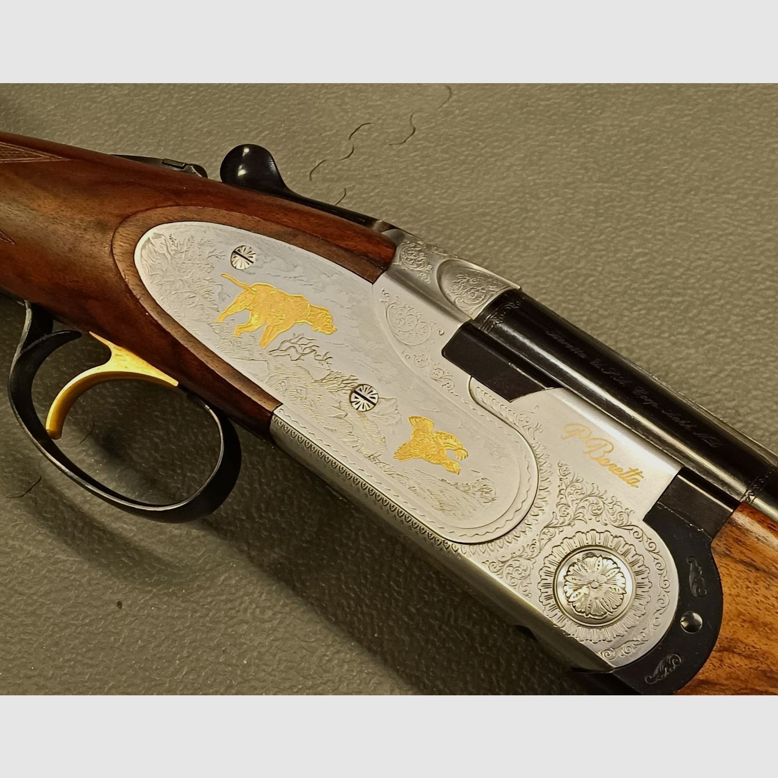 Beretta S 687 Extra Luxus EL Gold Pigeon Kaliber 12/76