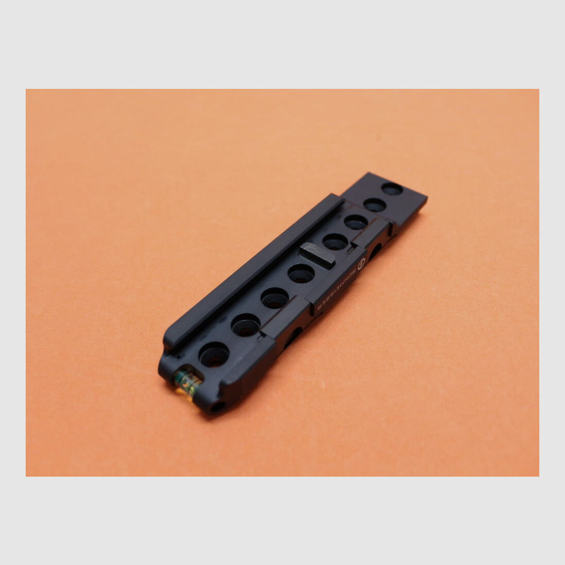 Schmeisser Schmeisser USM QD Blockmontage 1" Alu schwarz für Picatinnyprofil BH=ab 13,5mm incl. Libelle/Aufsatz