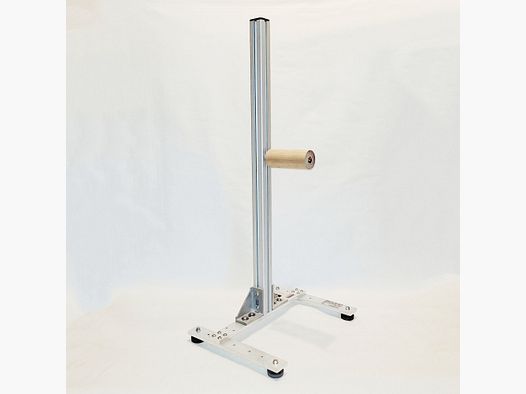 KGF Auflagestativ - Auflageständer Alu H-800-Basic mit Buchenholz-Auflage 