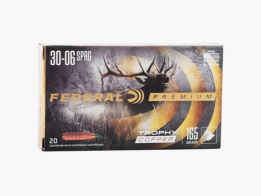 Federal .30-06 Trophy Copper 10.7g/165gr