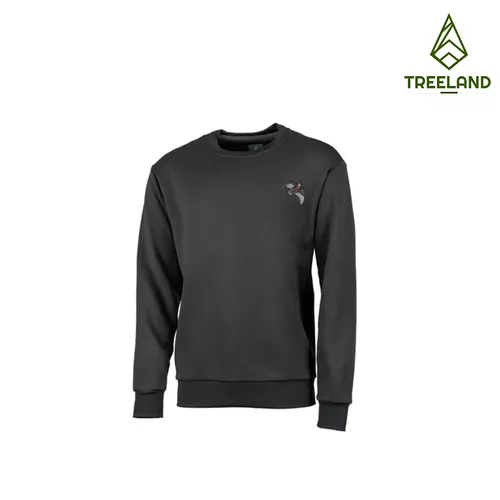 groene sweatshirt met patrijs motief Treeland, afbeelding 1 van 2