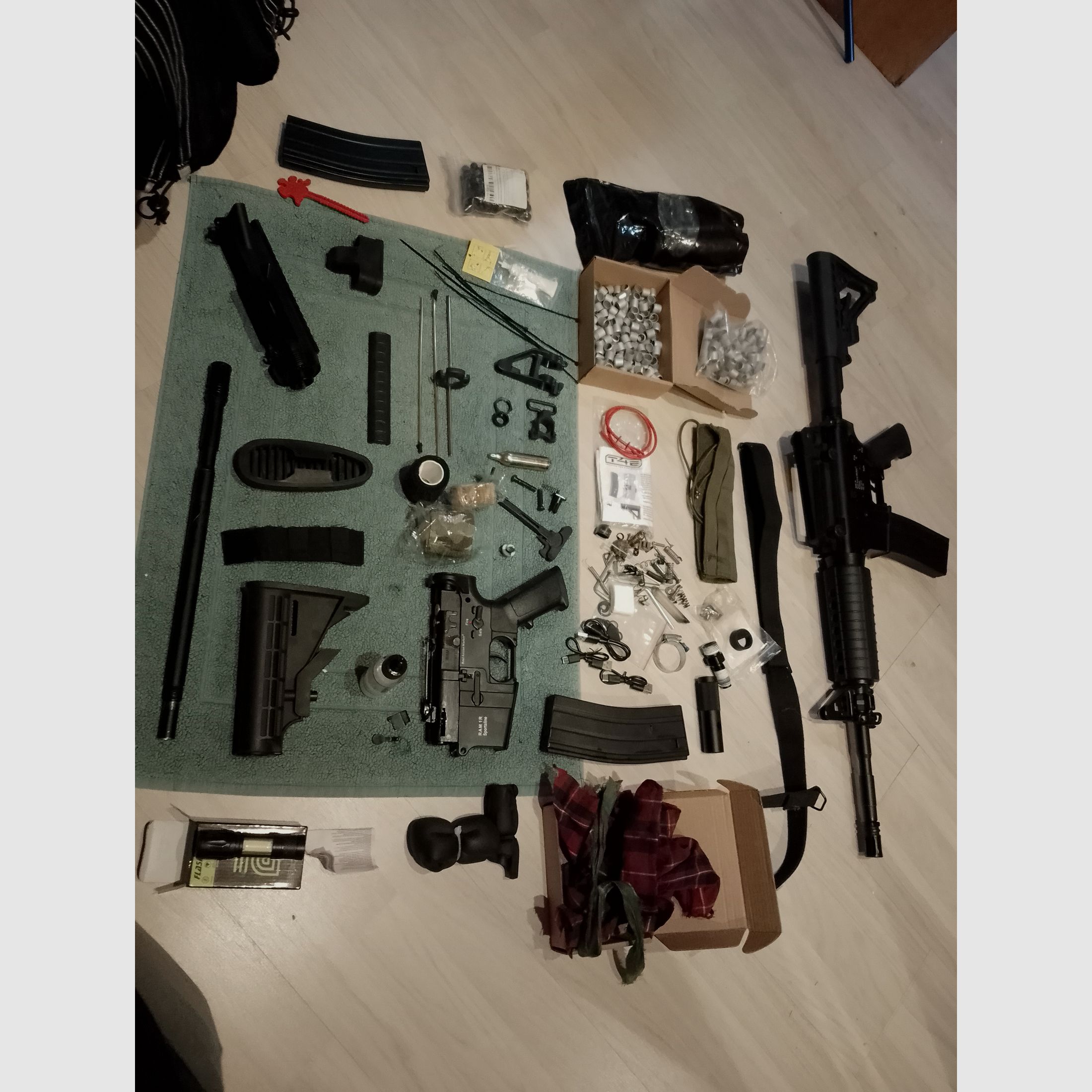 Letzte Chance! 2  .43 RAM Makierer Sturmgewehr 1R Gewehr Umarex CO2 Druckluft Set Sammlung Bastler Tausch inzahlungsnahme PCP Luftgewehr Pressluft Home Defense Festpreis 