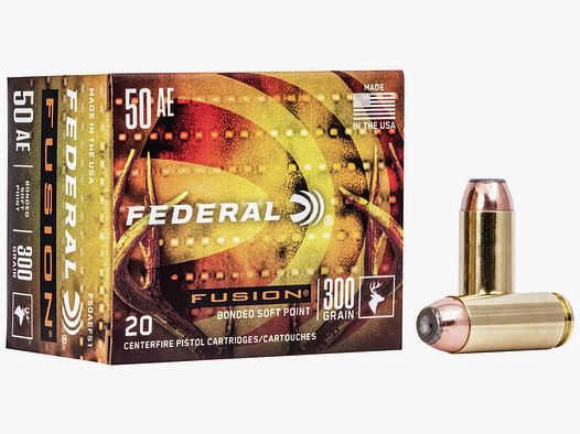Federal Fusion .50 AE 300GR SP 20 cartouches