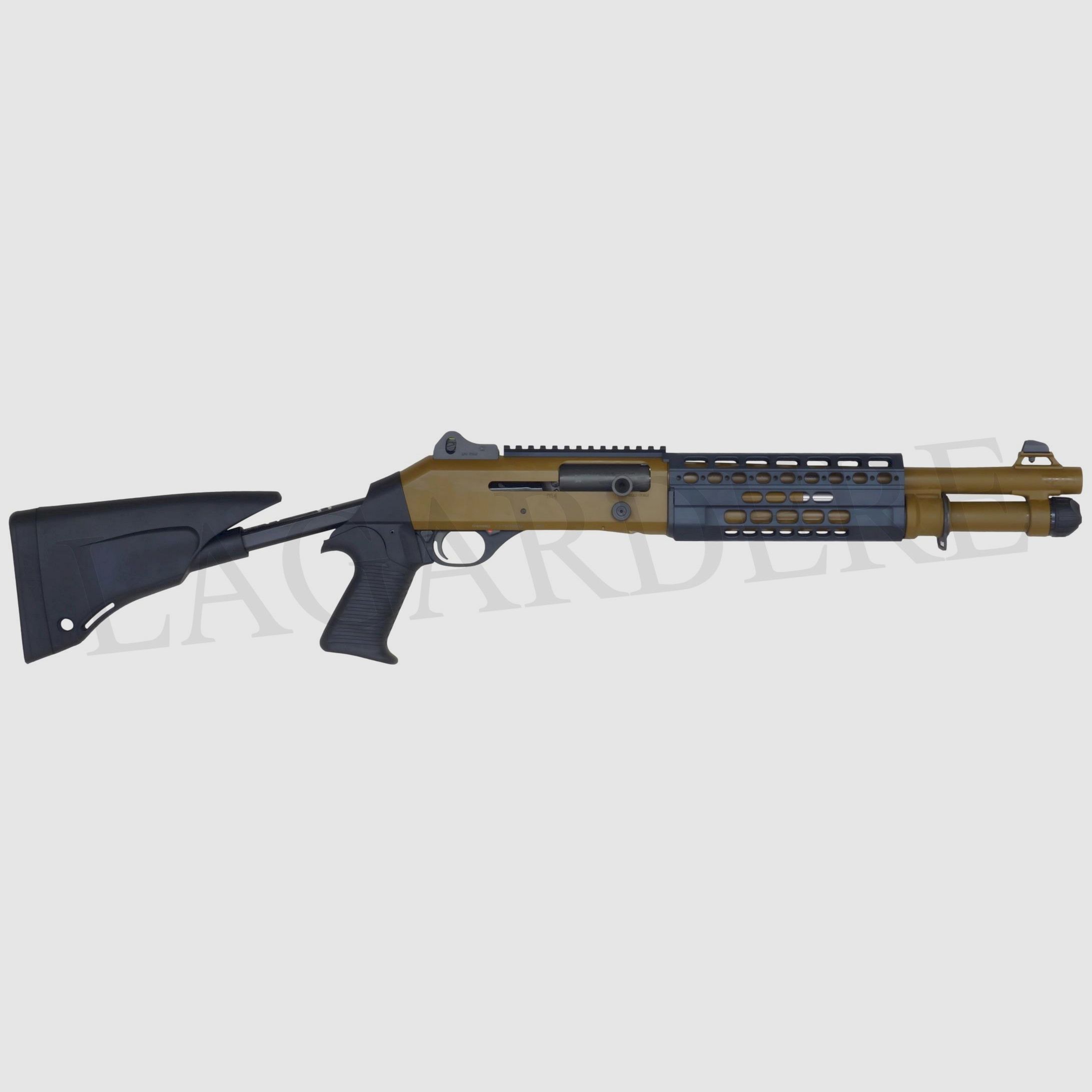 BENELLI M4 T-PRO 14" BROWN CERAKOTE (FUCILE SEMIAUTOMATICO MILITARE CANNA LISSA)