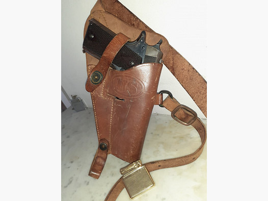 COLT 1911 , M3 ..shoulder Holster WK II. (Original), - kein ERMA, Walther usw.