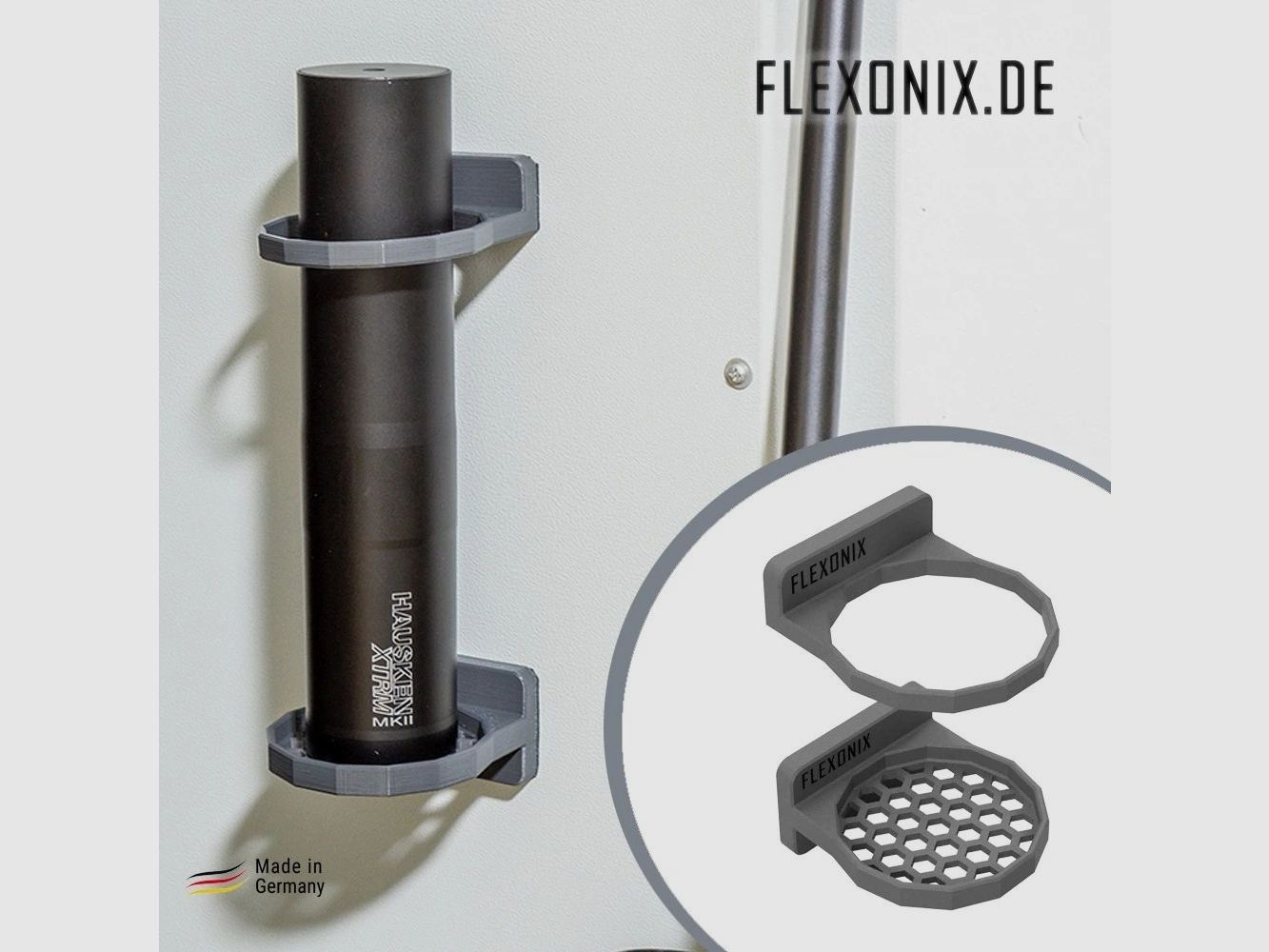Flexonix Schalldämpferhalter Schwarz