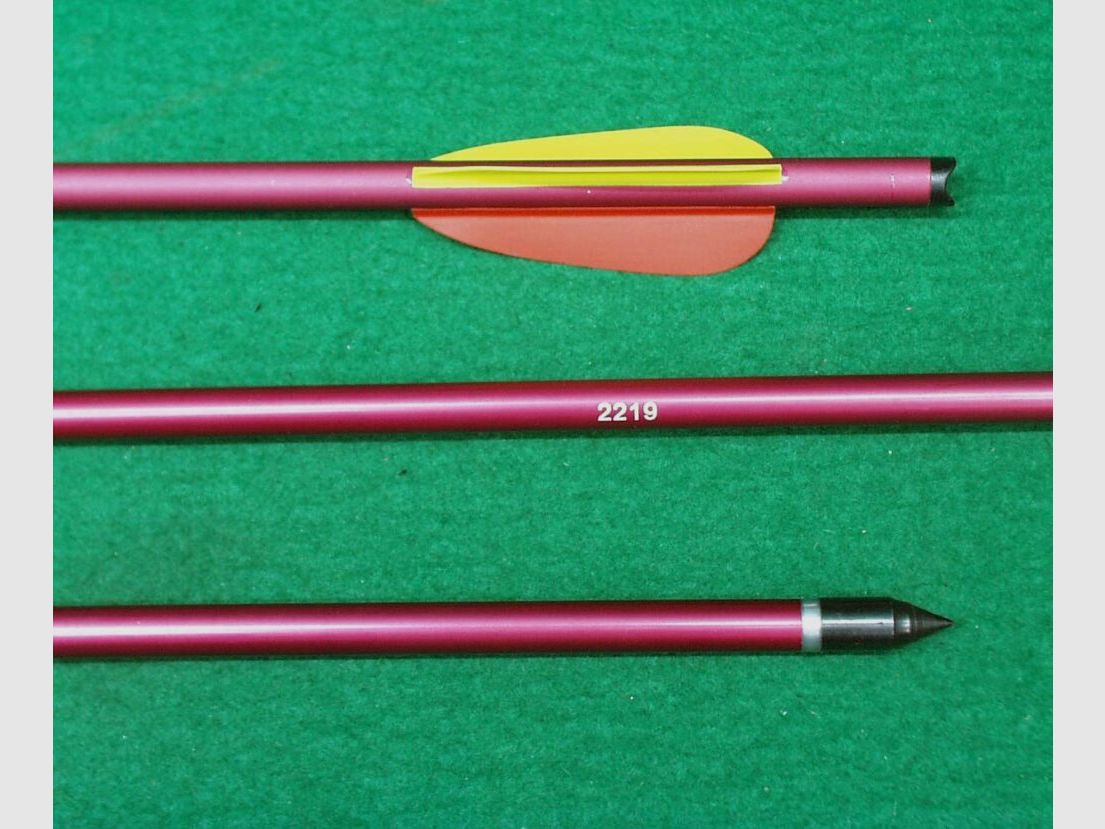 Herbertz Armbrust-Pfeile, dunkelrot