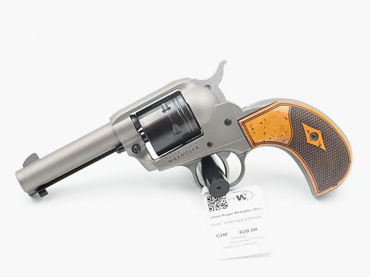 Revolver Ruger Wrangler, Occ., .22 LR, 3 3/4″ Lauf, 6 Schuss