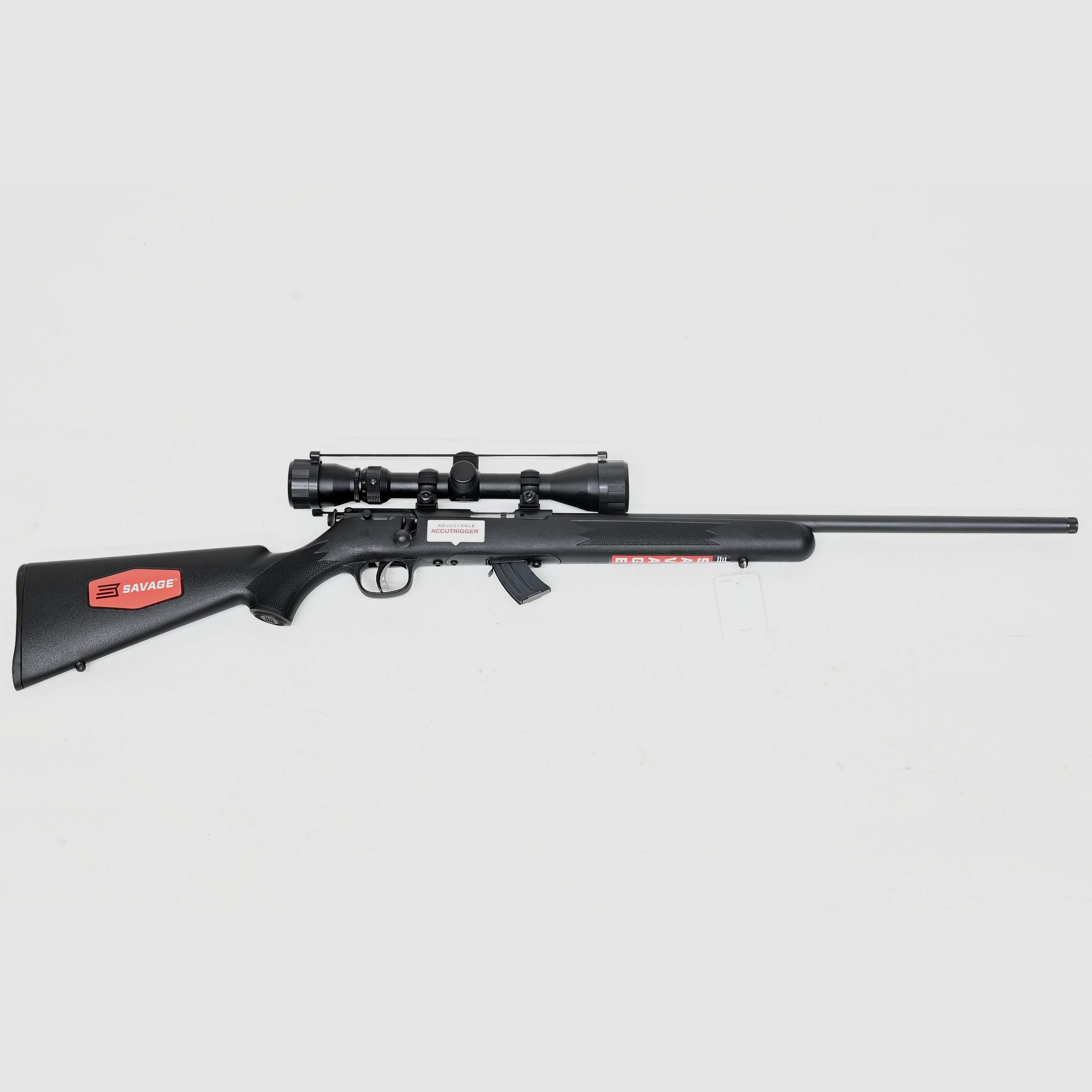 Rep. Gewehr Savage MK2 FNSXP-SR Swiss Edition, .22 LR, ZF Weaver 3-9×40, Gewinde 1/2×19