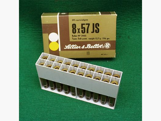 Sellier & Bellot bossoli 8x57IS, usati