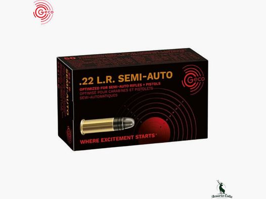 Geco Munitie Semi-Auto kal. .22Lr 40gr. art. 2318599