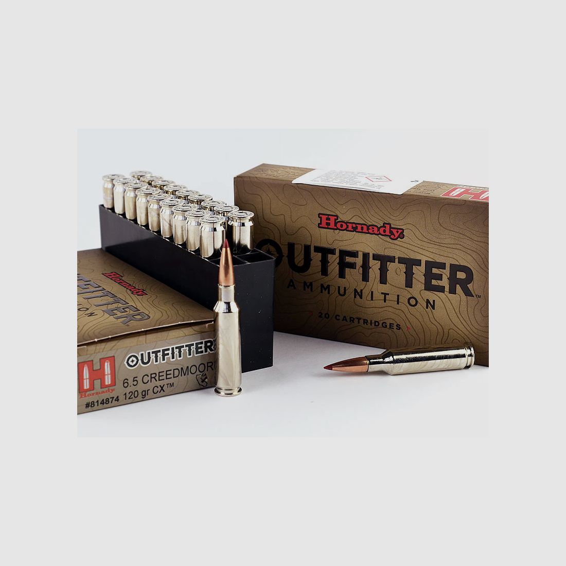 Hornady OUTFITTER CX 6,5 Creedmoor 120 grs 1 paquete (20 disparos a 2,75 €*)