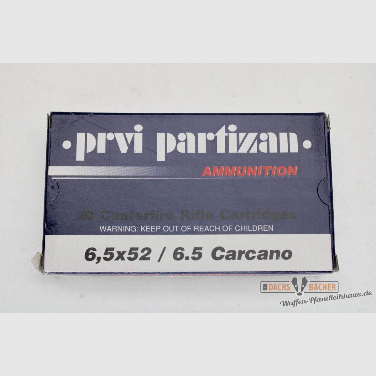 PPU Privi Partizan 6,5x52 Carcano 9,0g/139gr FMJ BT 20 Schuß