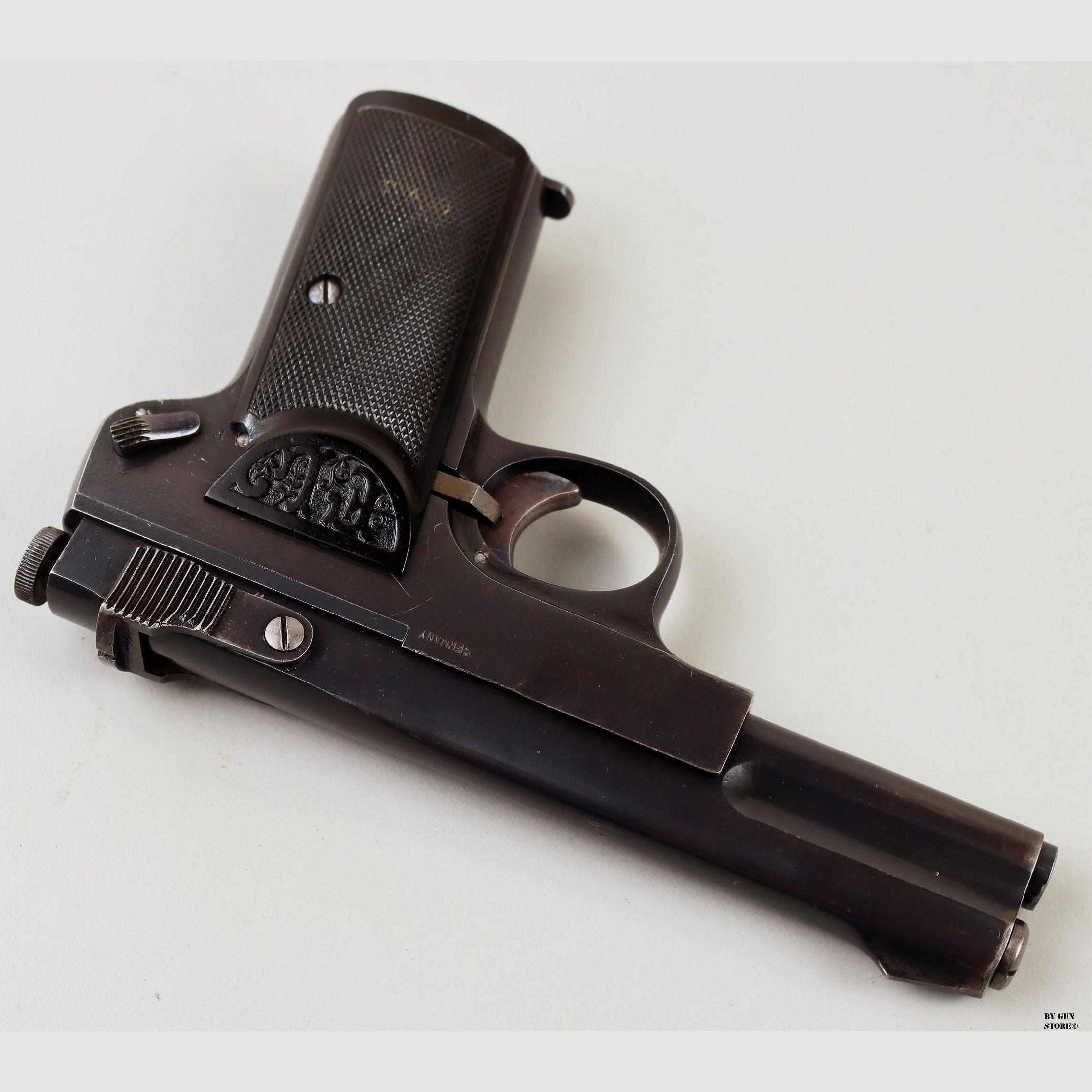 Pistola Langenhan mod. 1 cal. 7,65 mm matr. 70806, immagine 5 di 10