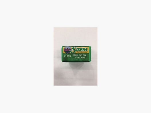 SIERRA Pociski Kal. 6mm 70 gr HPBT