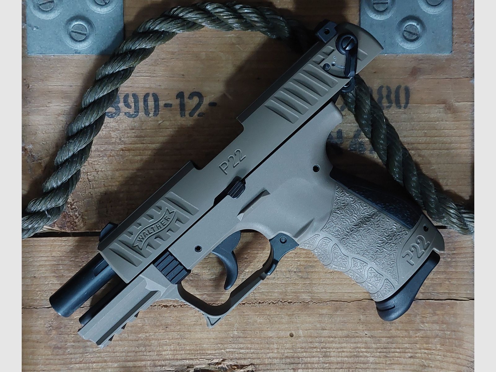 ⚠️ RZADKO! MODEL SPECJALNY Walther P22Q - FDE - Flat Dark Earth (PTB 778) P 22 Q P22