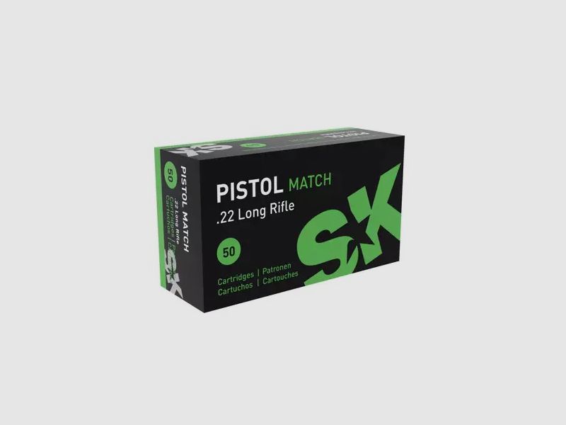 Munición SK Pistol Match cal. .22 LR