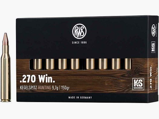 RWS .270Win Kegelspitz 9,7g - 150gr